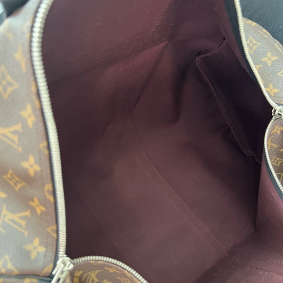 LOUIS VUITTON Keepall 55 Monogram Macassar - 💯 AUTHENTIC - M56714 - Picture 11 of 13